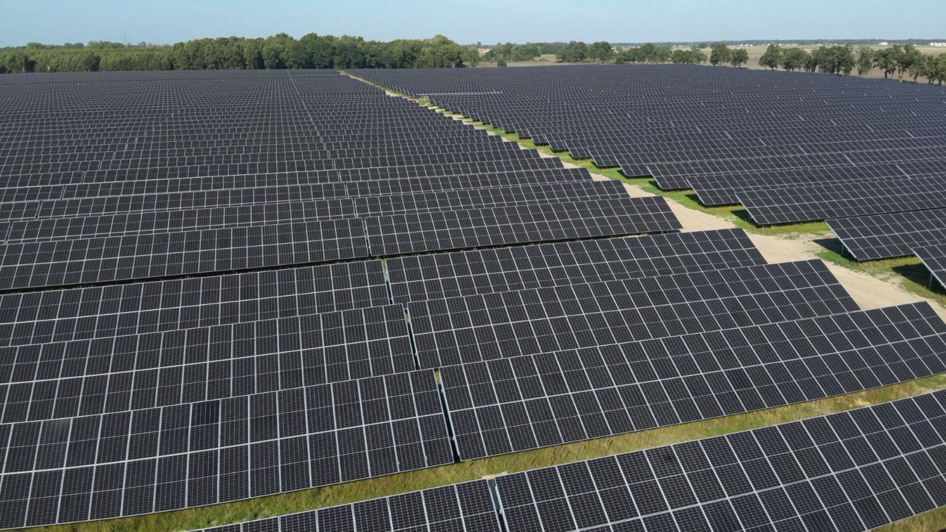 Farma PV Darstadt — zdjęcie z drona