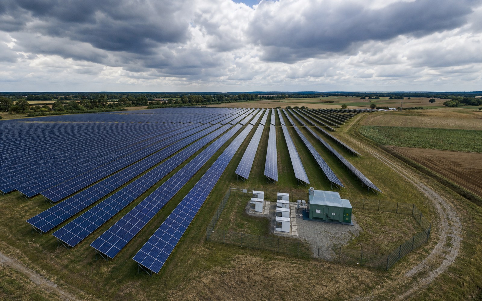 Farma PV Isenbüttel — zdjęcie z drona